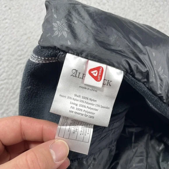 Alp-n-Rock Skirt Womens Large Black Quilted Insulated Zip Pockets Ski Winter - Picture 4 of 11